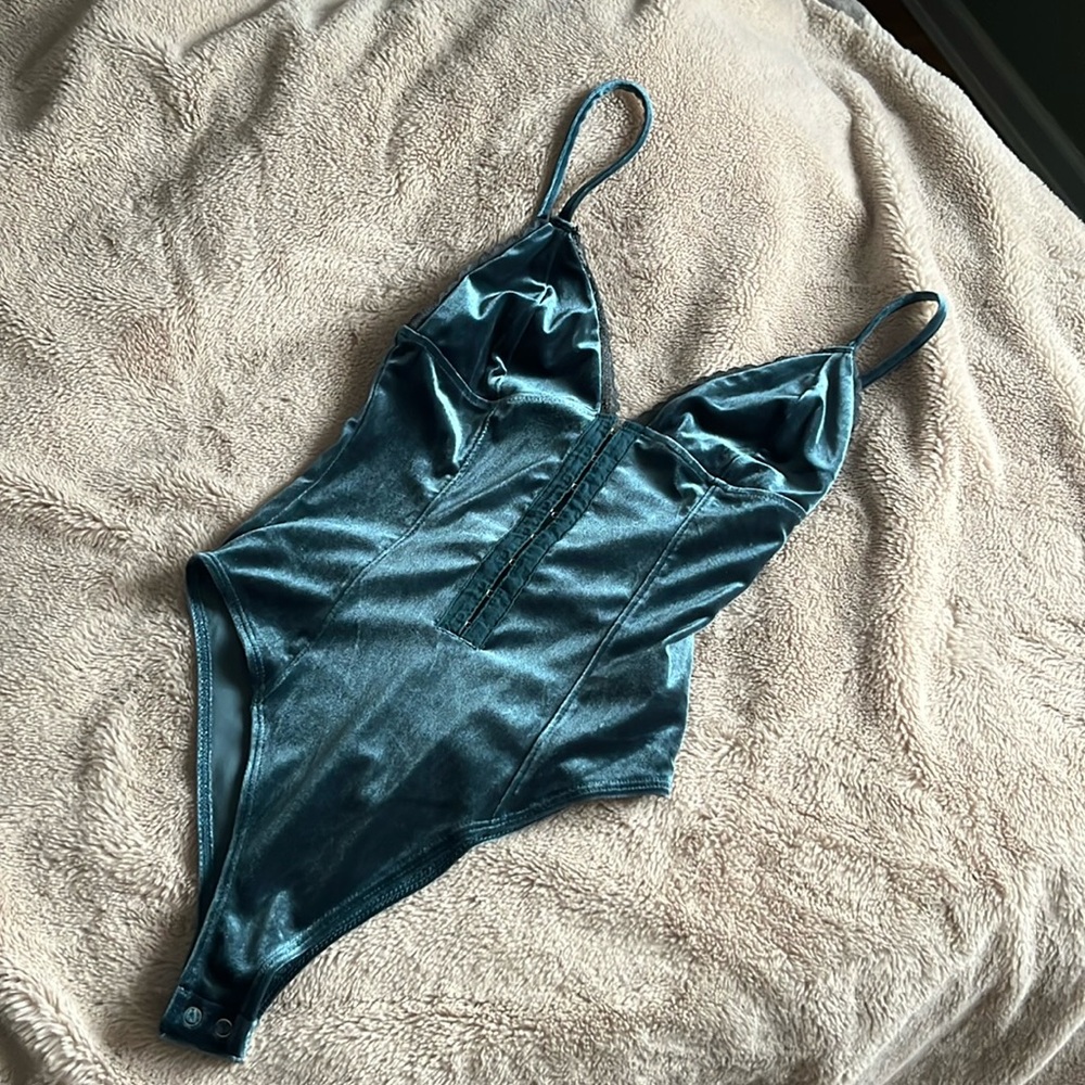 Forever 21 velvet bodysuit